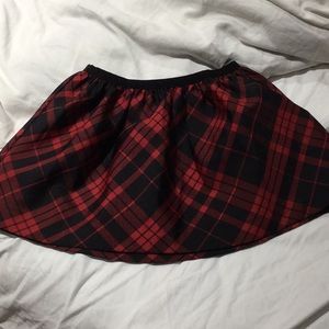 Ralph Lauren 2t buffalo black red plaid skirt nwot